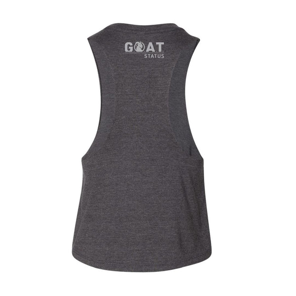 G.O.A.T. Cropped Racerback Tank