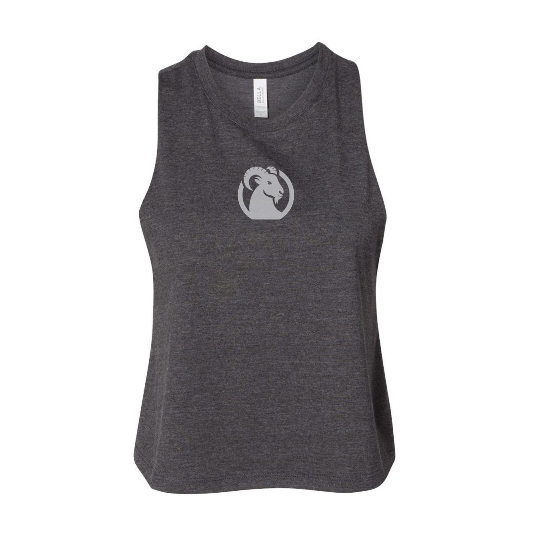 G.O.A.T. Cropped Racerback Tank